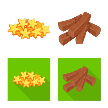 Yalıtılmış nesne üye bar ve Oktoberfest. Oktoberfest ve hisse senedi vektör çizim pişirme koleksiyonu.