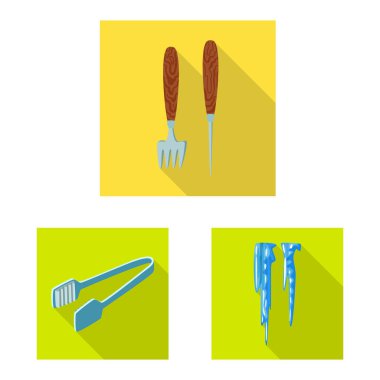 Doku ve donmuş simge vektör çizimi. Doku ve web için şeffaf hisse senedi simgesi.