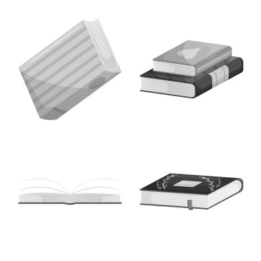 Eğitim ve kaynak sembolünün temsilcisi. Web için eğitim ve bilgi depolama sembolü koleksiyonu.