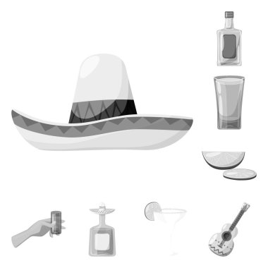 Fajita ve fiesta simge vektör tasarımı. Fajita ve kutlama vektör simgesini hissenin topluluğu.