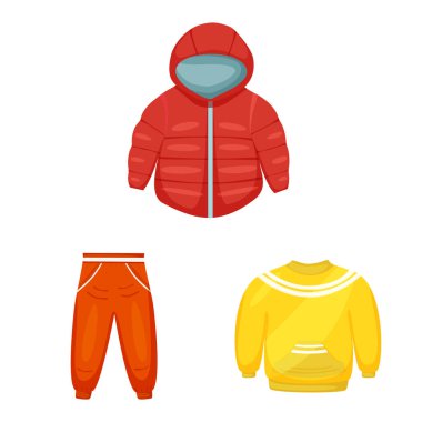 Bebek ve çocuk ikonunun izole edilmiş nesnesi. Bebek ve çocuk hisse senedi temsili seti.