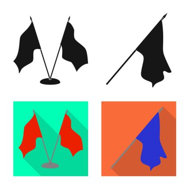 Doku ve sunu simge vektör Illustration. Doku ve medya koleksiyonu stok web simgesi.