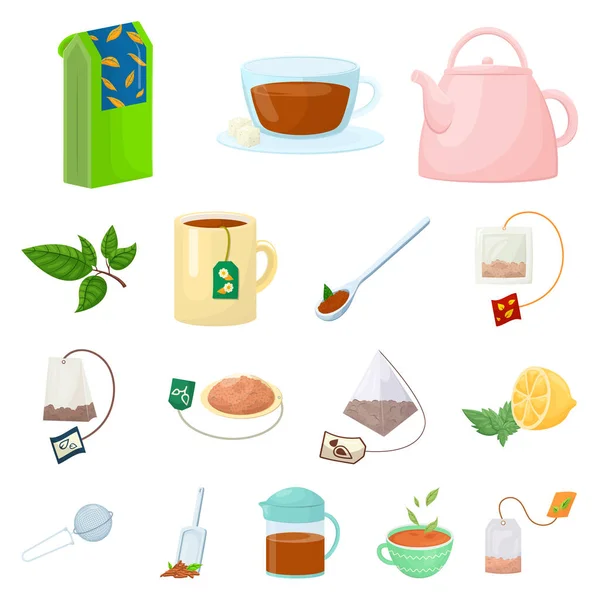 Vector design of food and natural icon. Collection of food and black vector icon for stock. — Stock Vector
