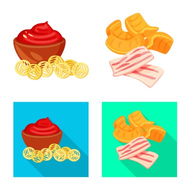 Tat ve işareti daiç vektör Illustration. Tat ve web için organik hisse senedi simgesi.