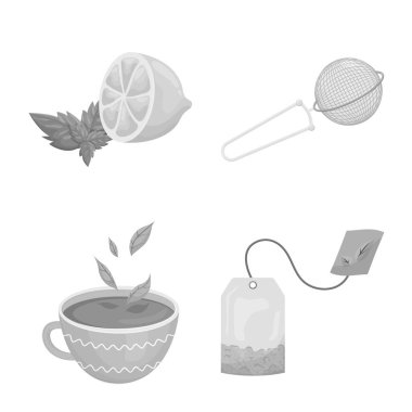 Yeşil ve siyah logo vektör tasarımı. Yeşil ve organik stok vektör illüstrasyon koleksiyonu.