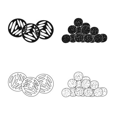 Oktoberfest ve bar sembolü yalıtılmış nesne. Oktoberfest ve web için hisse senedi simgesi yemek koleksiyonu.