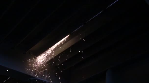 溶接金属の装置火花 4 — ストック動画