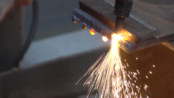金属火花焊接装置5 — 图库视频影像