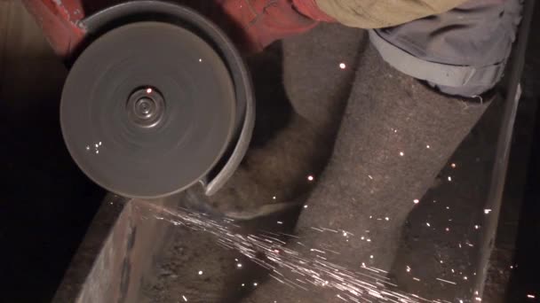 Work grinding wheel. Largly 2 — Stock Video