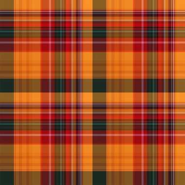 Kusursuz renkli çizgili ekose desenli tasarım. Ekose, kumaş, halı, halı, tekstil, giysi, masa, dokuma, elbise. Vektör çizimi