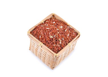 Beyaz arkaplanda pirinç çileği izole.