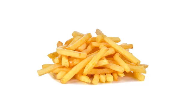 French Fries Isolated White Background Stock Photo
