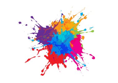 soyut sıçramak renk tasarım arka plan. illüstrasyon vektör tasarımı