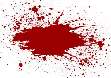 soyut vektör kan splatter izole. illüstrasyon vektör tasarımı