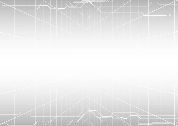Abstrakte Gittertechnik Perspektivischer Hintergrund Mit Weißem Und Grauem Ton — Stockvektor