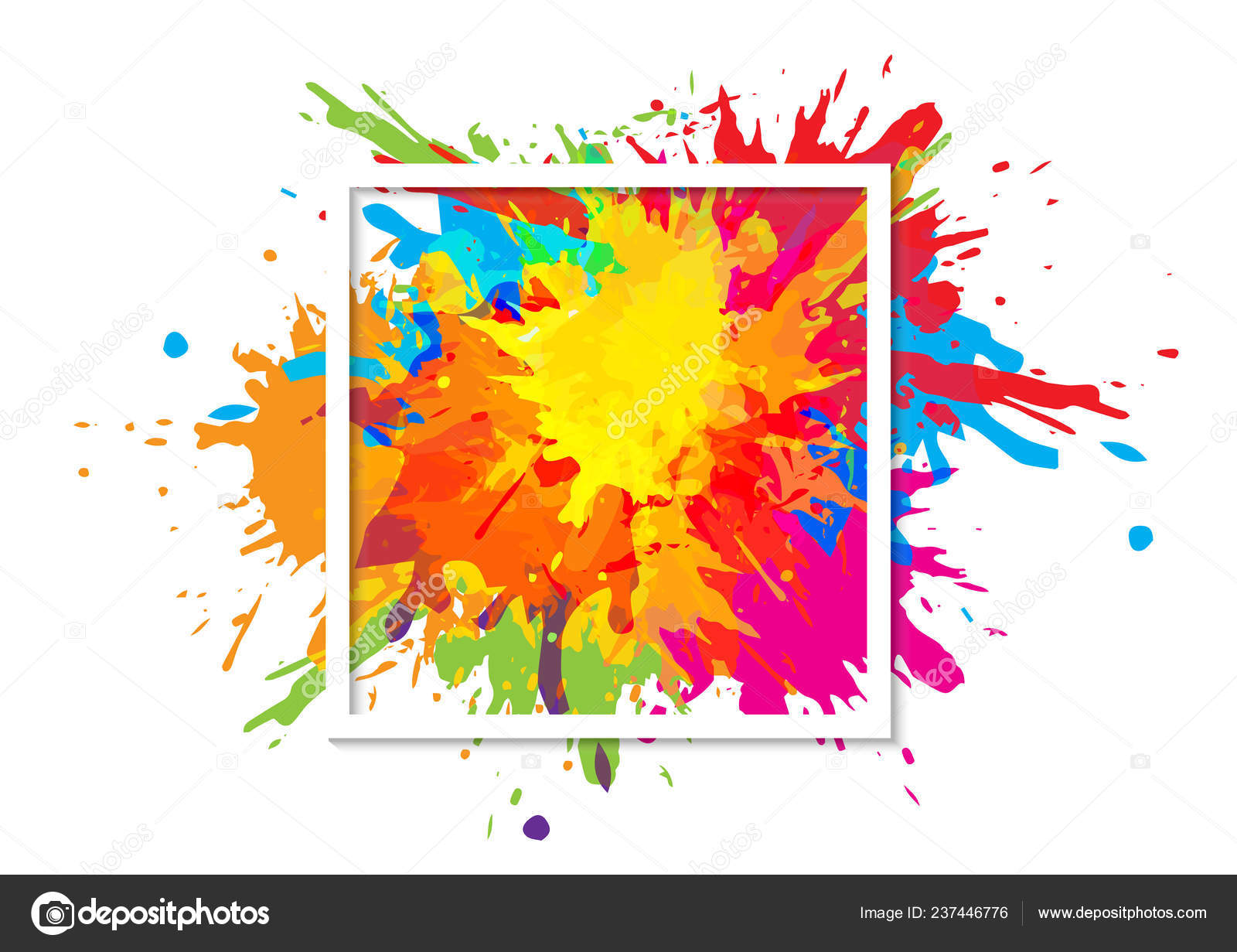Abstract Splatter Art Paint Texture Background Design Illustration ...