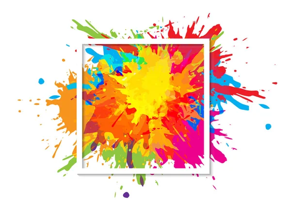 Abstracte Splatter Art Verf Textuur Achtergrondontwerp Illustratie Vector Design Achtergrond — Stockvector