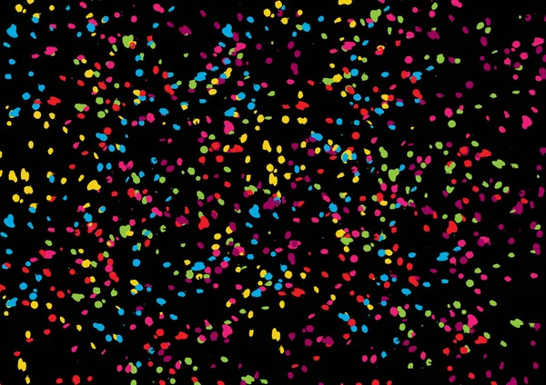 Abstract Vector Splatter Dot Color Black Color Design Background Desenho — Vetor de Stock