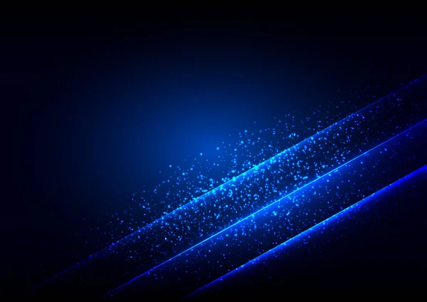 Αφηρημένη Μπλε Φως Λαμπερό Σχεδιασμό Έννοια Φόντου Διάνυσμα Εικονογράφηση Φόντο — Διανυσματικό Αρχείο