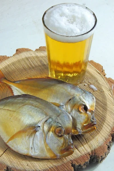 Dois Setapinnis Selene Defumado Também Conhecido Como Peixe Lua Atlântico — Fotografia de Stock