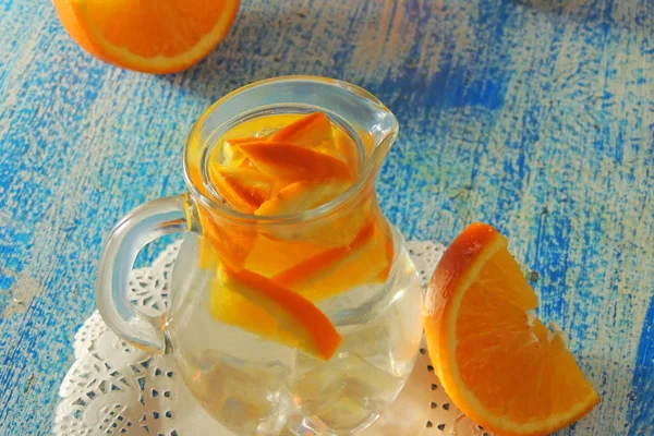 Limonade maison à l'orange — Photo