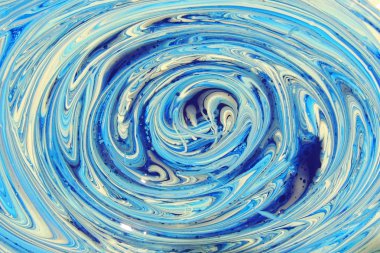 Okyanus-sanat. Doğal lüks. Stil mermer swirls akik dalgaların içermektedir. Altın tozu ilavesi ile çok güzel mavi boya