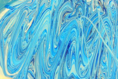 Okyanus-sanat. Doğal lüks. Stil mermer swirls akik dalgaların içermektedir. Altın tozu ilavesi ile çok güzel mavi boya
