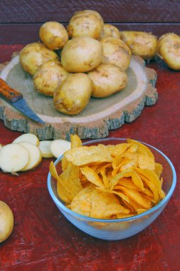 Cips, sos ve patates