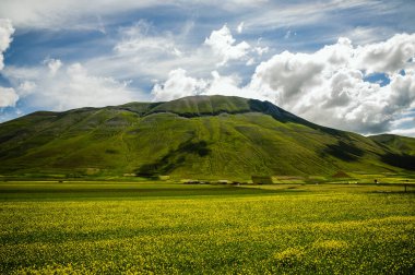 Monte Vettore, Sibillini 'nin en yüksek dağı..