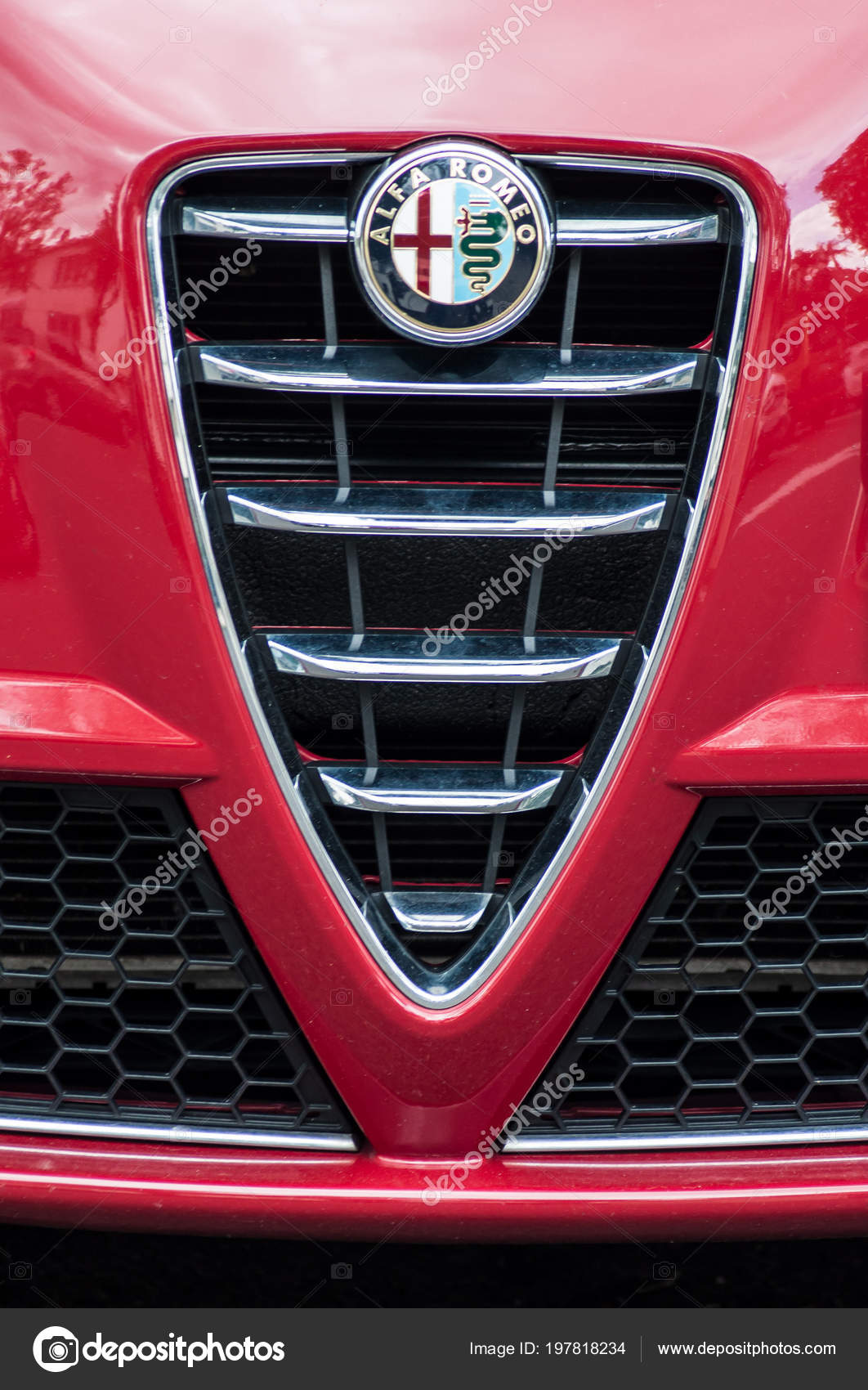 Mulhouse France May 2018 Retail Logo Alfa Romeo Front Car Stock Editorial Photo C Neydtstock 197818234