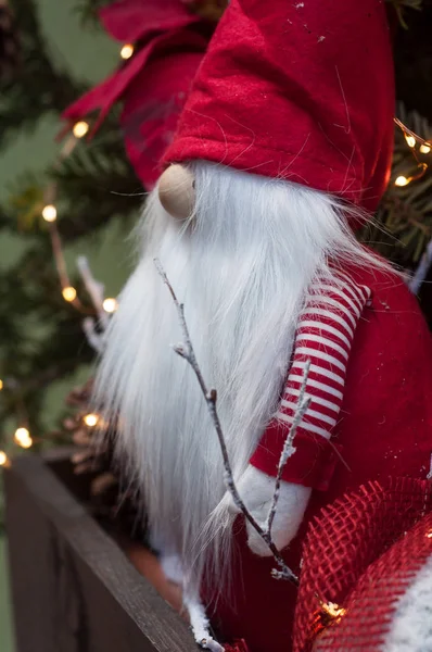 Close Van Kabouter Kerstmarkt — Stockfoto