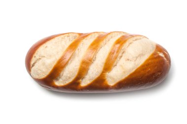 Beyaz arka plan üzerinde geleneksel alsatian buns closeup