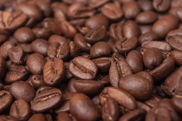 Kahve çekirdekleri doku closeup