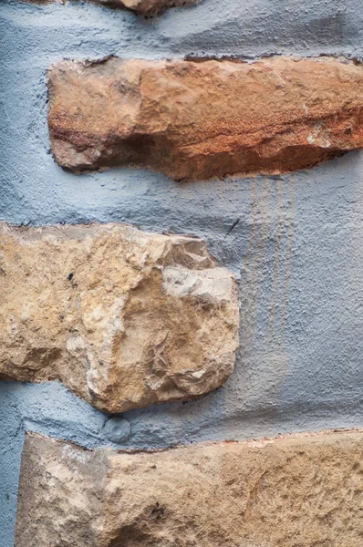 Primer plano de textura de pared apedreada antigua — Foto de Stock
