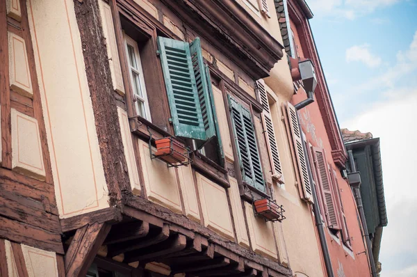 retail of traditional medieval architecture in Colmar