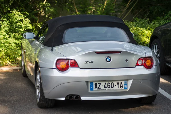 Mulhouse France June 2020 Rear View Grey Bmw Roadster Parked — Stock Photo, Image