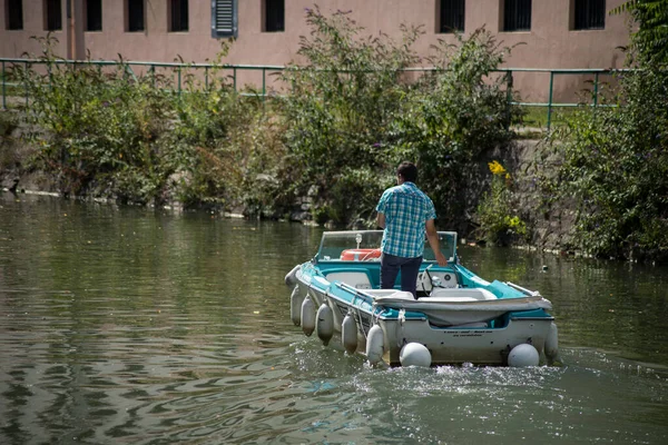 Mulhouse Frankreich August 2020 Porträt Auf Der Rückseite Eines Mannes — Stockfoto