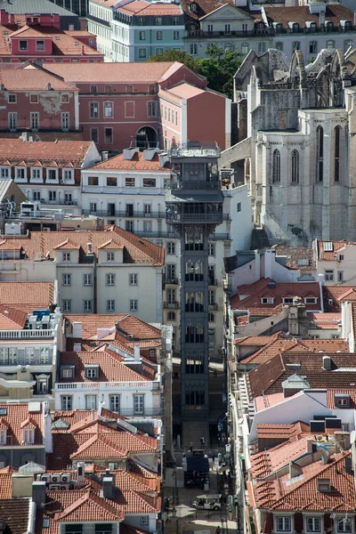 Panorama Staden Lissabon Portugal — Stockfoto