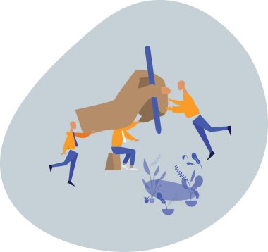 Üç Kişinin Desteğiyle Sol El Yazma