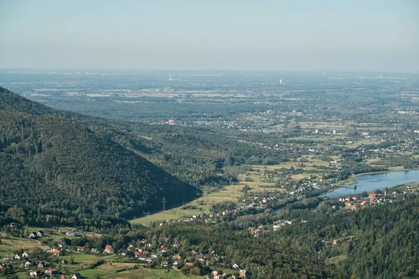 Zar Hill Silesia Beskid Montes Zywiec Polônia — Fotografia de Stock