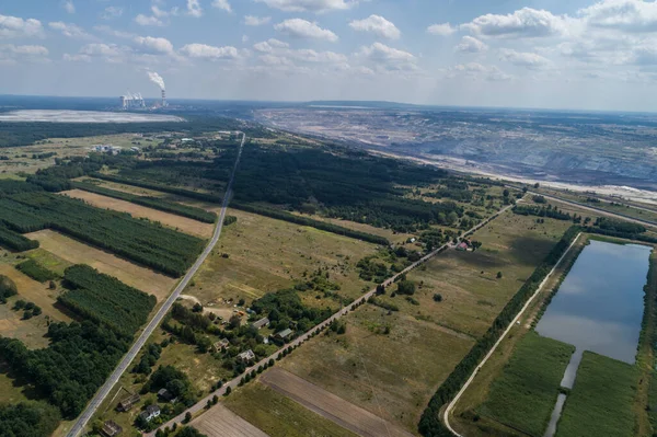 Sendimentation Tank Power Plant Coal Mine Poland — Stock Photo, Image