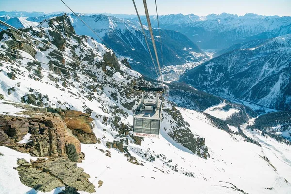 Val Sole Pejo 3000 Pejo Fonti Kayak Merkezi Stelvio Ulusal — Stok fotoğraf