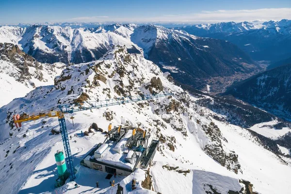 Val Sole Pejo 3000 Pejo Fonti Ski Resort Stelvio National — стокове фото
