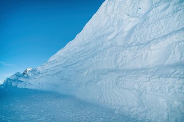 Val di Sole Passo Tonale 'de kış - Adamello Kayak, Trentino, Alpler, İtal
