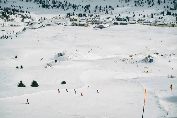 Val Sole Passo Tonale Kış Adamello Kayak Trentino Alpler Tal — Stok fotoğraf