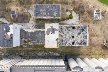 Polonya Voyvoda terk edilmiş tahıl asansörü PZZ Kozlow Polonya