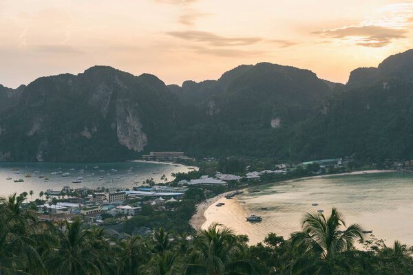 Koh Phi Phi View Point Island in Thailand Asia