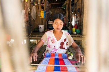 MRAUK U, RAKHINE State / MYANMAR - 7 Aralık 2015: Mrauk U, Rakhine state Myanmar Asia