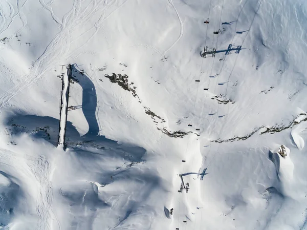 Dachstein Krippenstein Montagne Obertraun Austria Drone Aereo Foto — Foto Stock