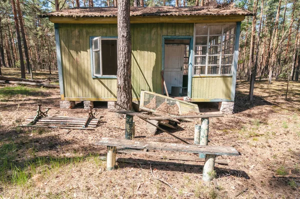 Holiday Summer Resort Izumrudnoe Emerald Prypiat Chernobyl Exclusion Zone Chernobyl — Stock Photo, Image